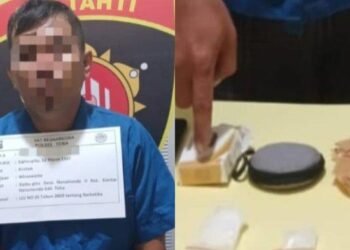 Pengedar di Toba tak Berkutik saat Diringkus Polisi Dirumahnya, 20 Gram Sabu Disita