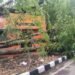 Pohon Tumbang Timpa Kantor Pos saat Angin Kencang di Kota Medan
