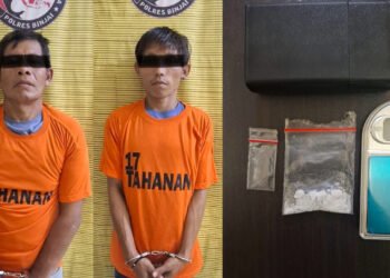 Sempat Kabur ke Kebun Sawit, 2 Bandar Narkoba Diringkus di Hamparan Perak