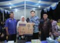 Santuni Anak Yatim dan Beri Hadiah, Ricky Anthony Disambut Hangat Warga Kecamatan Stabat