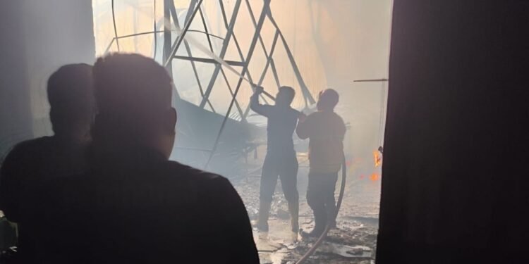 1 Orang Tewas saat Ruang Produksi PT Rusindo Prima Food Industri di Deliserdang Terbakar