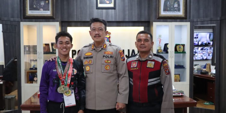 Juara Pertama Student Pencak Silat Indonesia Ternyata Anak Polisi di Kota Binjai