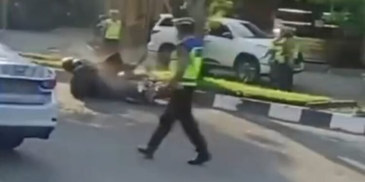 Terjaring Razia Pengendara Motor Terjatuh di Langkat, Berikut Respon Kasatlantas