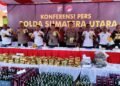 534 Tersangka Diringkus Polisi di Langkat dan Binjai, 206 Kg Sabu dan 70 Ribu Ekstasi Disita