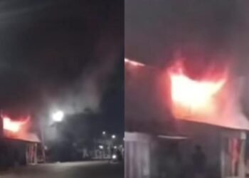 Tawuran di Belawan, 2 Unit Rumah Warga Terbakar Akibat Dilempar Bom Molotov