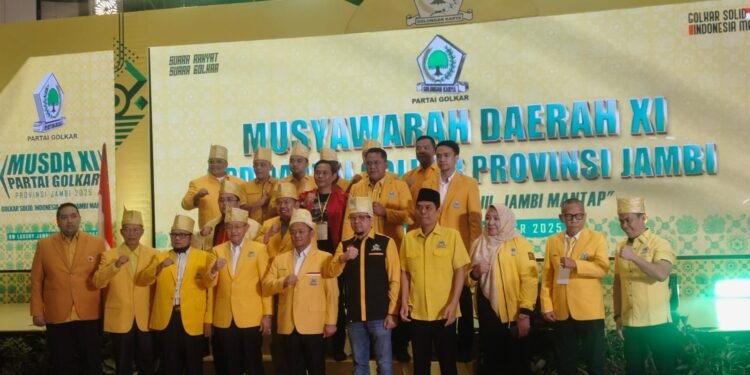 Musda XI, Cek Endra Kembali Pimpin Partai Golkar Jambi Periode 2025-2030