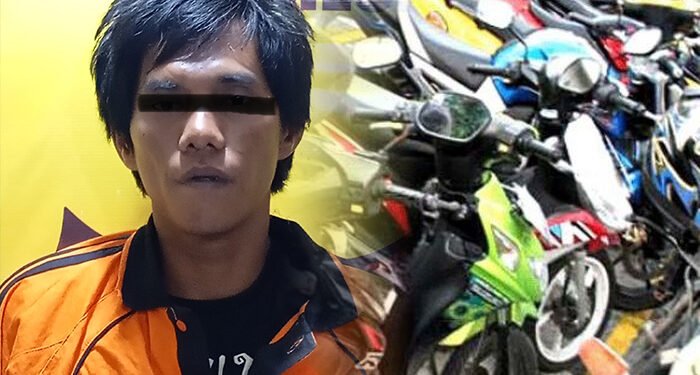 Sering Beraksi di Kecamatan Sei Bingai Langkat, Residivis Curanmor Diringkus Polisi