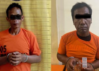 Polres Binjai Gerebek Sarang Narkoba di Langkat, 2 Orang Pria Ditangkap