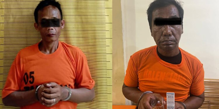 Polres Binjai Gerebek Sarang Narkoba di Langkat, 2 Orang Pria Ditangkap