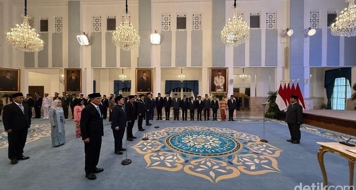 Daftar Nama 11 Pejabat Baru Dilantik Prabowo, Erick Thohir Jadi Menpora