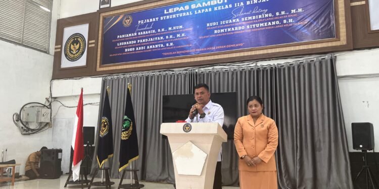 Ini Nama-nama 2 Pejabat Struktural Ikuti Pisah Sambut di Lapas Kelas IIA Binjai