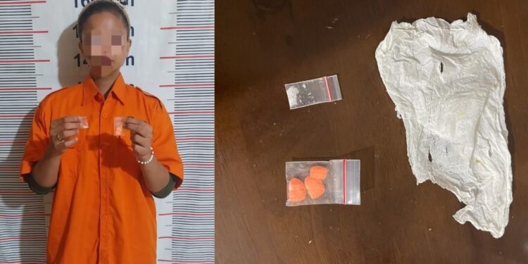 Kantongi Sabu dan Ekstasi, Wanita Asal Aceh Tamiang Ditangkap di Bukit Lawang Langkat