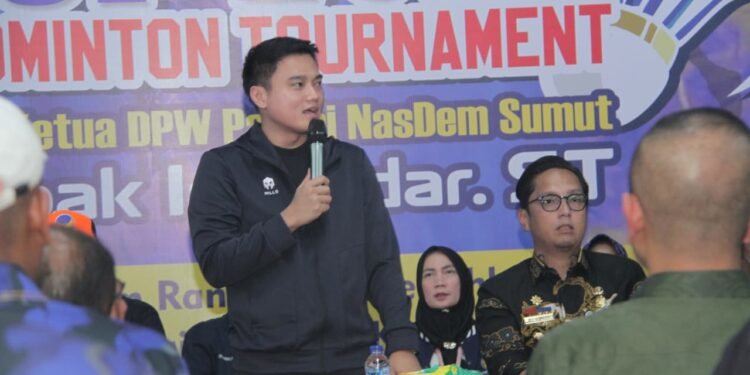 HUT ke-14 Tahun, NasDem Sumut Gelar Badminton Cup 2025, Ricky Anthony : Komitmen Partai