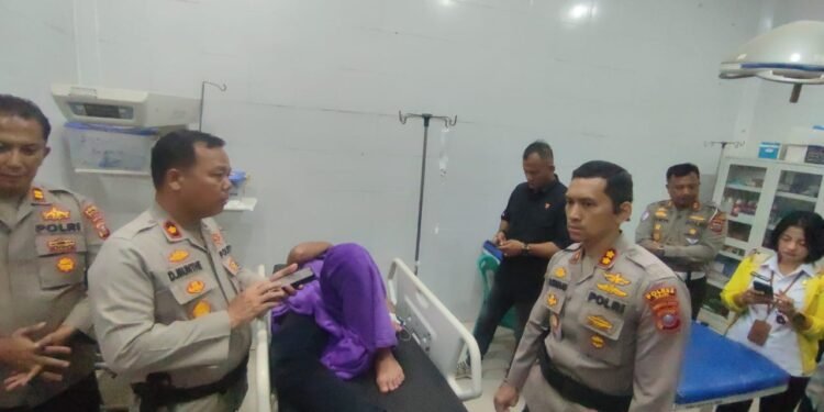 Polres Dairi Dilempari Batu dan Botol, 10 Personel Alami Luka dan 33 Massa Diamankan