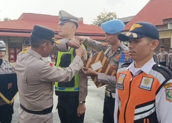 Wakapolres Sibolga Pimpin Apel Operasi Zebra Toba 2025, Pengawasan Lalin Mulai Diperketat