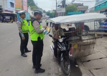 Polres Sibolga Gelar Razia Ops Zebra Toba 2025, Banyak Pelanggar Kasat Mata Ditindak