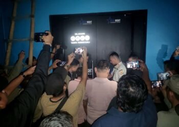 Belum Kantongi Izin, Diskotek Blue Night Disegel Pemprov Sumut