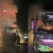 Bus Medan Jaya Terbakar di Sumsel, Penumpang Sempat Terjebak Meski tak Ada Korban Jiwa