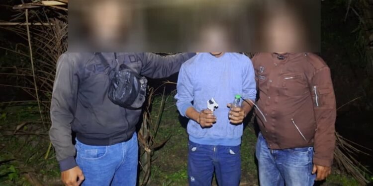 Gerebek Gubuk Kosong Pengedar di Langkat Ditangkap, 1 Gram Sabu dan Alat Isap Disita Polisi