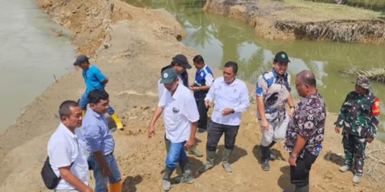 Pemprovsu Mulai Perbaiki 11 Titik Tanggul Jebol di Kecamatan Padang Tualang Langkat