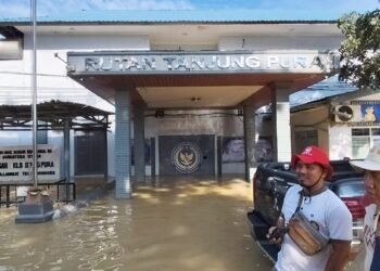 Akibat Banjir Ratusan WBP di Rutan Tanjung Pura dan Pangkalan Brandan Diungsikan ke Lapas Binjai