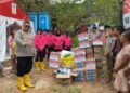 Polres Sibolga Salurkan Bansos Kapolri dan Kapolda Sumut ke Korban Banjir