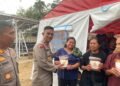 Polres Sibolga Salurkan Bansos Korban Banjir-Longsor