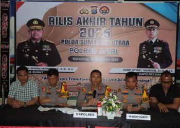 Akhir Tahun 2025, Polres Dairi Jabarkan Hasil Pengungkapan Selama Setahun
