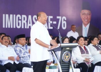 Terdampak Banjir di Langkat, Kemenimipas Salurkan 10 Ribu Pake Sembako