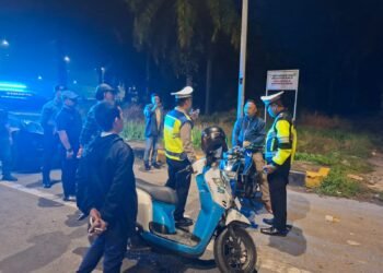 Terlibat Aksi Balap Liar dan Penggunaan Knalpot Brong, Belasan Motor di Langkat Diamankan Polisi