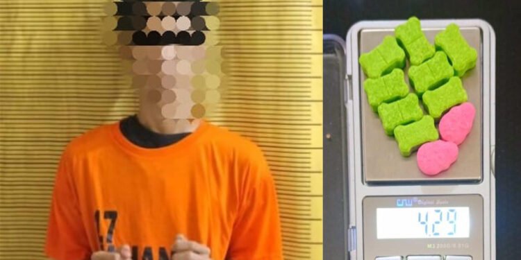 Kejar-kejaran di Jalan Raya, Pria di Langkat Diringkus Polisi Usai Kantongi 10 Butir Ekstasi