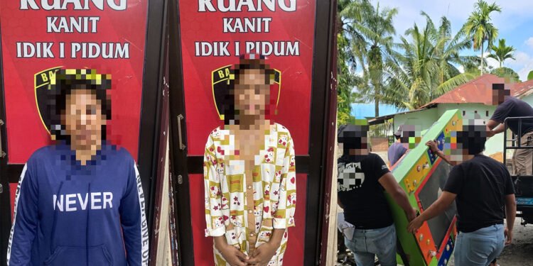 Pemilik dan IRT Sekaligus Penjaga Mesin Judi Tembak Ikan di Langkat Diringkus Tim Cobra