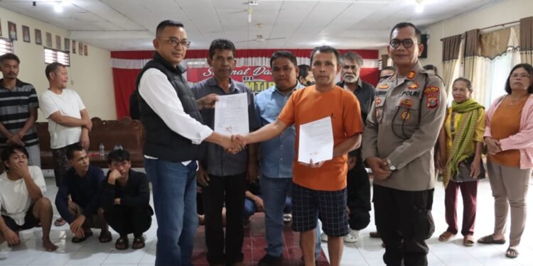 Polemik Masyarakat Dengan PT Gruti Resmi Berdamai, 20 Warga yang Sempat Ditahan Kini Bebas