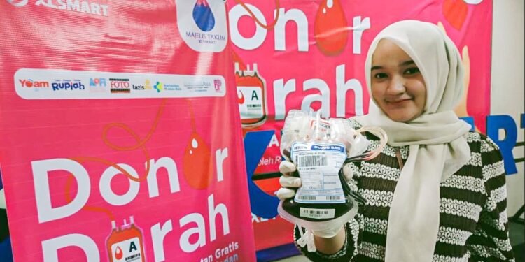 Aksi Sosial Karyawan XLSMART, Gelar Donor Darah dan Pemeriksaan Kesehatan Gratis di Medan