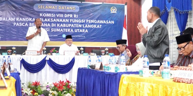 Pemkab Langkat Terima Berbagai Bantuan Strategis dari Komisi VIII DPR RI untuk Korban Banjir