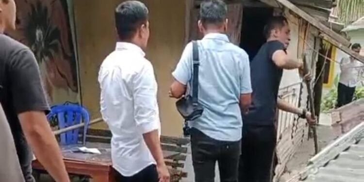 Polisi Tangkap Warga Sunggal dan Uang Jutaan Rupiah saat Gerebek Sarang Narkoba di Kota Binjai