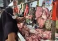 Punggahan di Kota Binjai, Harga Daging Sapi Melambung Hingga Rp 150 Ribu