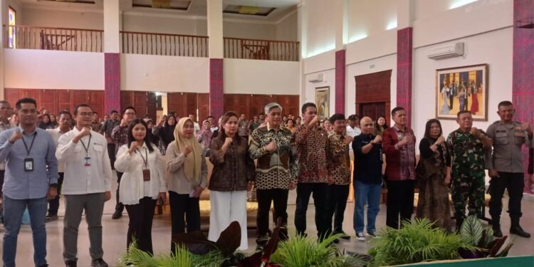 BRI Sibolga Hadiri Sosialisasi Relaksasi KUR UMKM Pascabencana di Tapteng