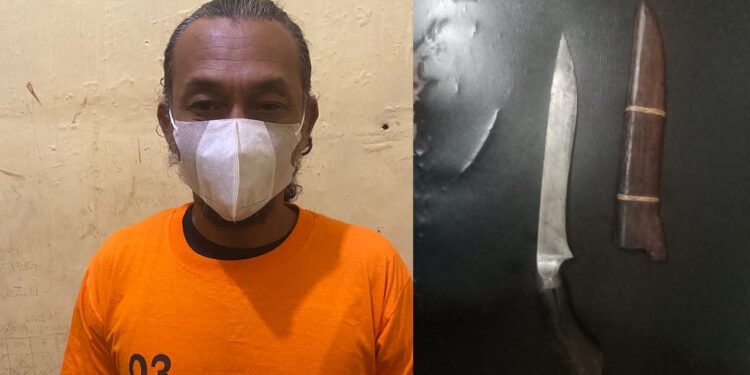 Pria di Kota Binjai Diringkus Polisi Usai Tikam Tetangga dengan Pisau di Pos Ronda, Ini Penyebabnya