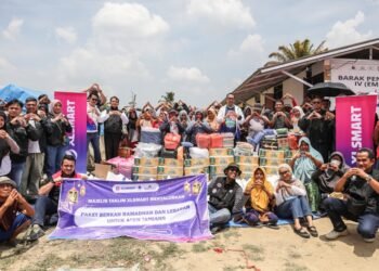 Karyawan XLSMART Berbagi Berkah Ramadan dan Lebaran untuk Aceh Tamiang