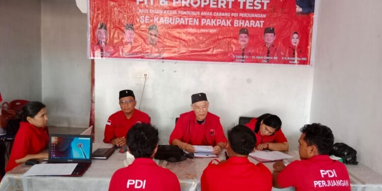 PDI Perjuangan Pakpak Bharat Jaring Pencalonan Ketua PAC