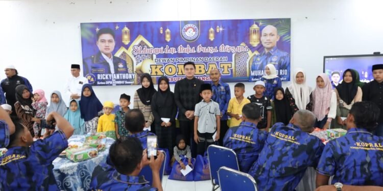 DPD KOMBAT Langkat Buka Puasa Bersama dan Santuni Yatim Piatu