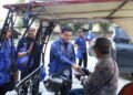 Alhamdulillah, 250 Abang Becak di Stabat Dapat Bingkisan Lebaran dari Ricky Anthony