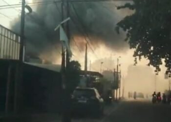 Bingo Cafe di Kota Medan Terbakar, Diduga Api Berasal dari Dapur