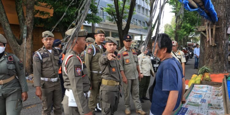 PKL di Jalan Olahraga di Relokasi ke Lapangan Kancil Mas usai Ditertibkan Satpol PP Kota Binjai