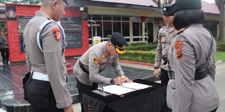 Sertijab PJU Polres Binjai, Kapolsek Binjai Utara Jadi Wakapolres Padangsidimpuan