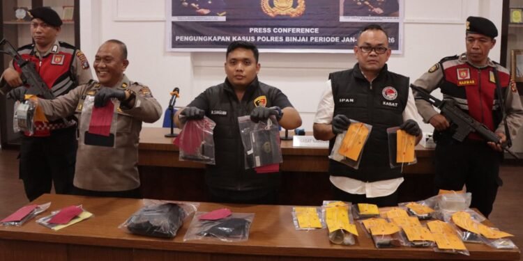 Kasus Curat Mendominasi Empat Bulan Terakhir yang Diungkap Satreskrim Polres Binjai