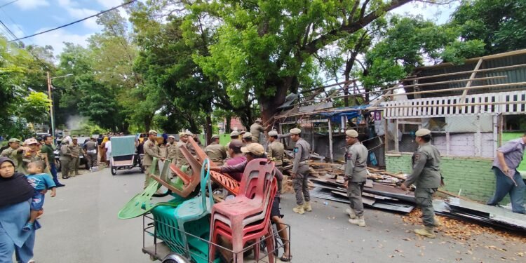 Hari Ini Baru Bahas Soal Relokasi, Tapi Puluhan Bangunan Liar di Kota Binjai Udah Dibongkar
