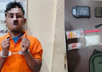Polisi Sita 64,74 Gram Sabu dari Dalam Kamar Pria yang Diringkus di Langkat