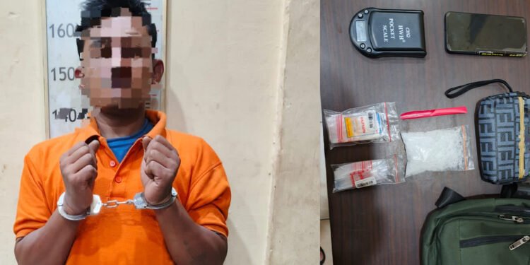 Polisi Sita 64,74 Gram Sabu dari Dalam Kamar Pria yang Diringkus di Langkat